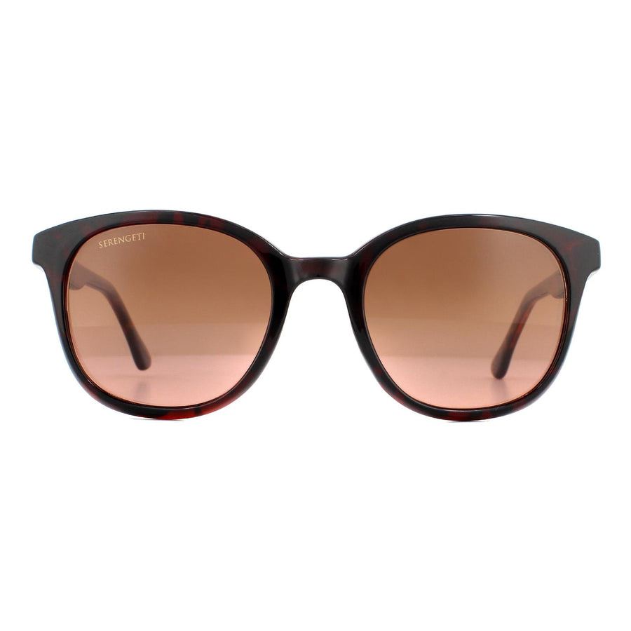 Serengeti Sunglasses Mara 8773 Shiny Tortoise Mineral Polarized Drivers Gradient