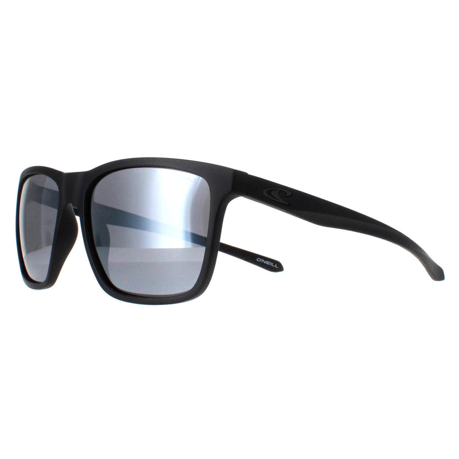 O'Neill Sunglasses ONS-9005 104P Matte Black Silver Mirror Polarized