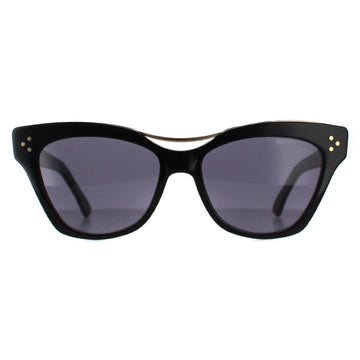 Cutler and Gross Sunglasses 1283 001 Gold Black Tortoiseshell Blue Grey