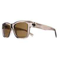Saint Laurent Sunglasses SL674 005 Transparent Beige Brown