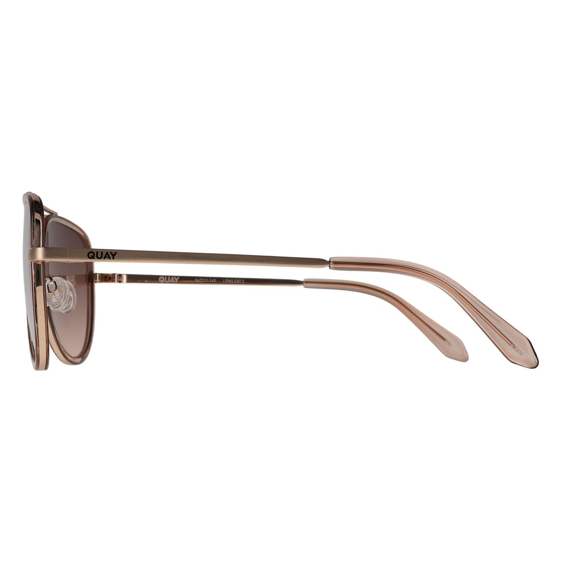 Quay Sunglasses All In Medium 45289 Doe Brown Gradient