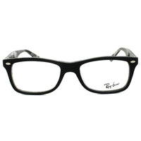 Ray-Ban 5228 Glasses Top Black on Texture Camouflage / Clear 50