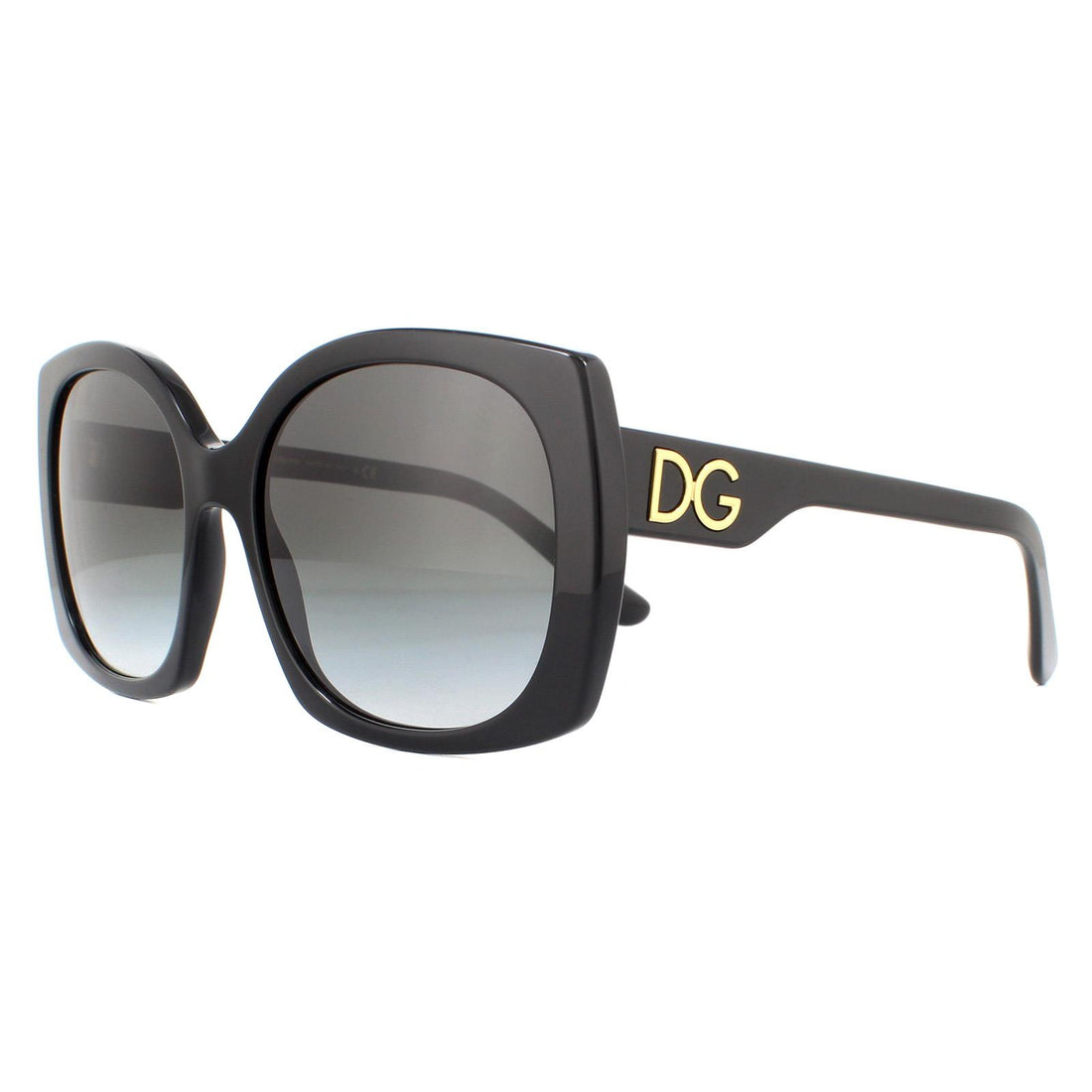 Dolce & Gabbana Sunglasses DG4385 501/8G Black Light Grey Gradient Black