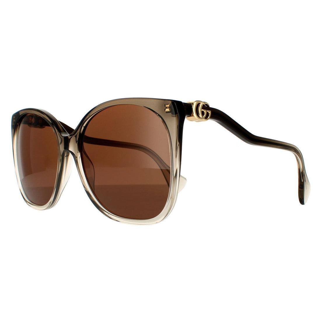 Gucci Sunglasses GG1010S 002 Brown Brown