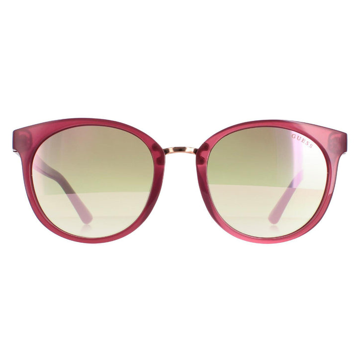 Guess Sunglasses GU7601 74U Pink Bordeaux Mirror
