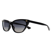 Gucci Sunglasses GG1815S 005 Shiny Black Grey Gradient Polarized