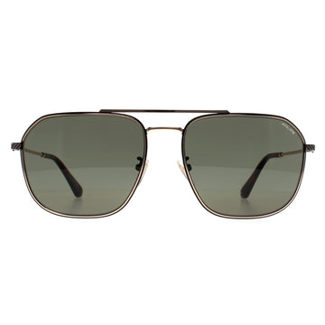 Police Sunglasses SPLF64 Octane 1 0300 Shiny Rose Gold Green