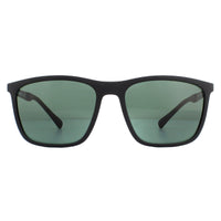Emporio Armani EA4150 Sunglasses Rubber Black / Green