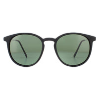 Montana MP33 Sunglasses Black Rubbertouch / G-15 Green Polarized
