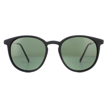 Montana Sunglasses MP33 A Black Rubbertouch G15 Green Polarized