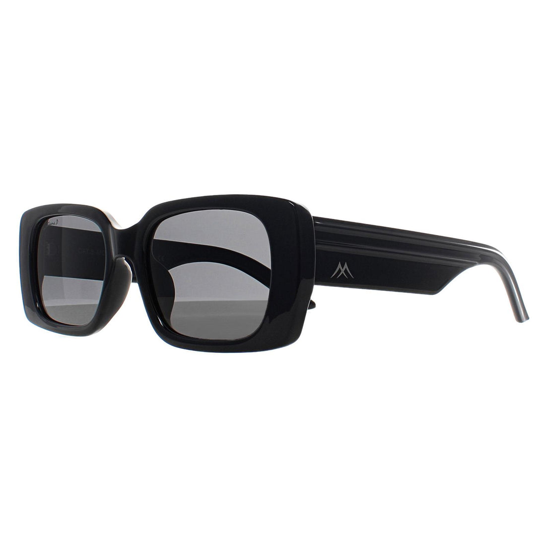 Montana Sunglasses MP194 Shiny Black Smoke Polarized