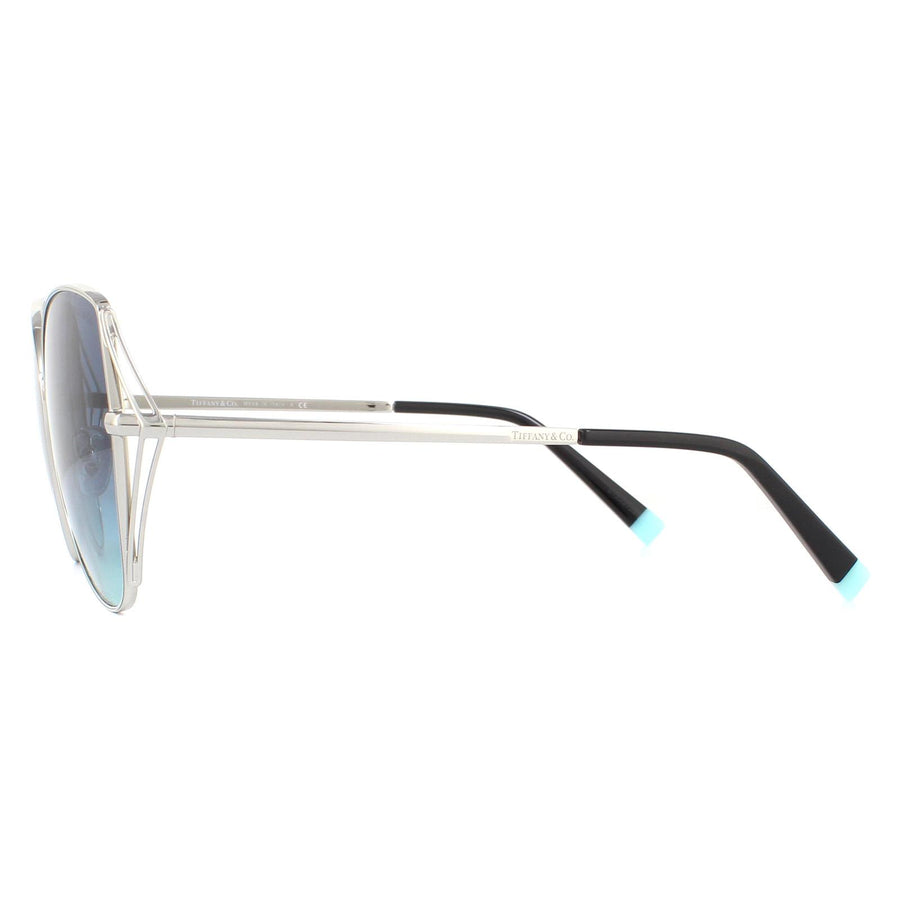 Tiffany Sunglasses TF3072 60019S Silver Tiffany Blue Gradient