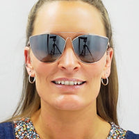 Tom Ford Sunglasses Jacquelyn 0563 28C Shiny Rose Gold Smoke Mirrored