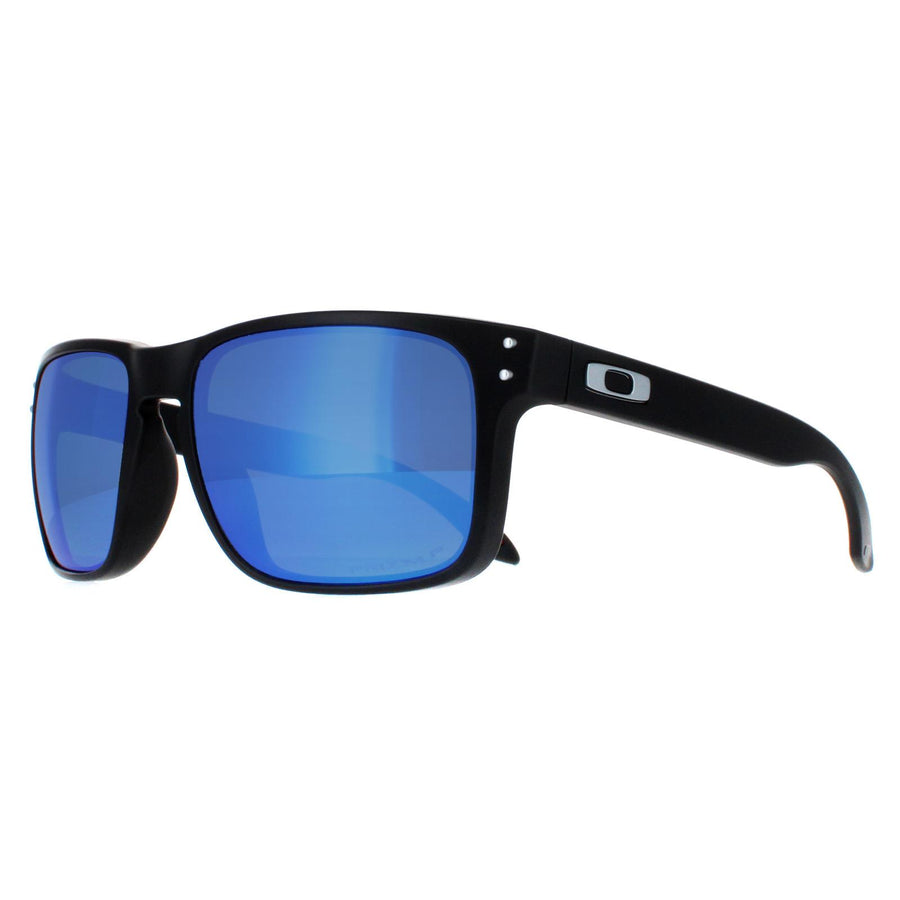 Oakley Sunglasses Holbrook OO9102-F0 Matt Black Prizm Sapphire Polarized