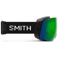 Smith Ski Goggles 4D Mag 0JX MK Black ChromaPop Sun Green Mirror & CP Storm Rose Flash