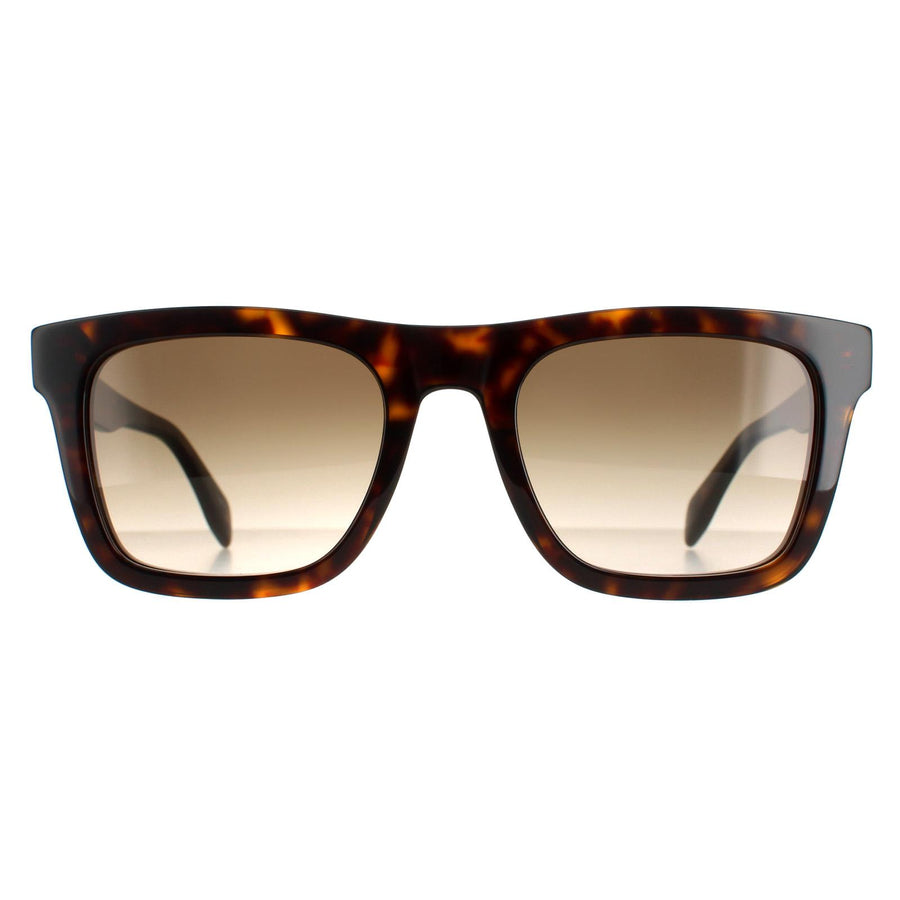 Alexander McQueen AM0301S Sunglasses Dark Havana / Brown Gradient