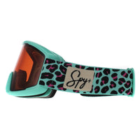 Spy Ski Goggles Crusher Elite Jr 3100000000189 Gloss Teal Leopard Low Light Persimmon