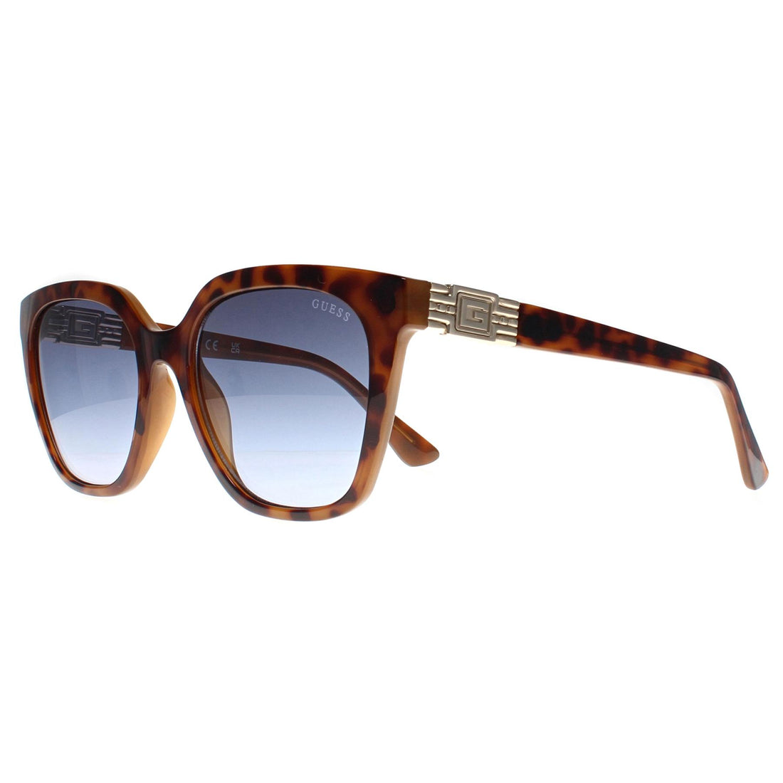 Guess Sunglasses GU7870 53W Light Havana Blue Gradient