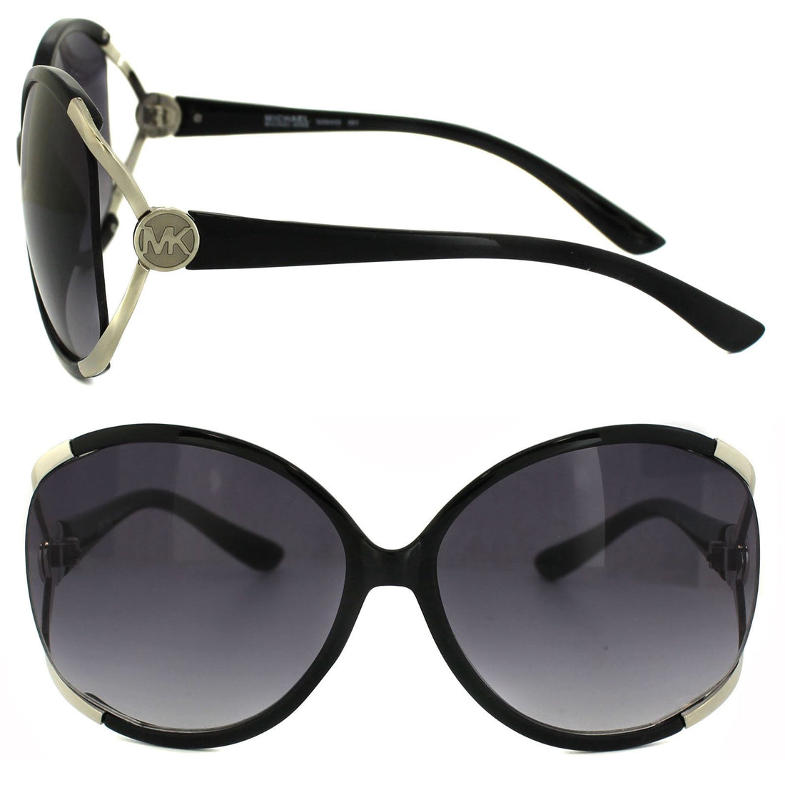Michael Kors Sunglasses M3640S 001 Black & Silver Grey Gradient