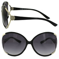Michael Kors Sunglasses M3640S 001 Black & Silver Grey Gradient