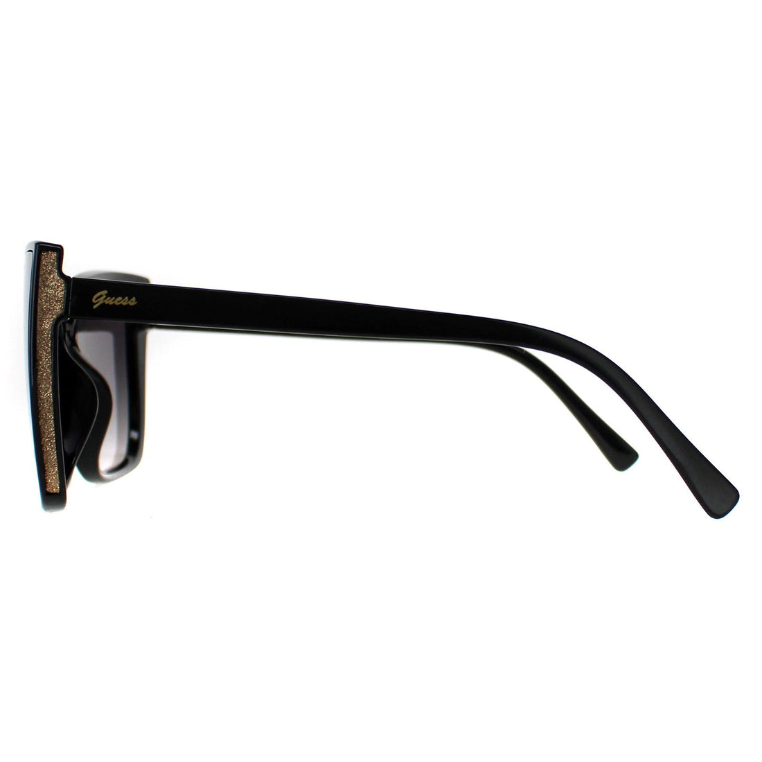 Guess Sunglasses GF0412 01B Shiny Black Smoke Gradient