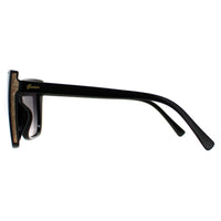 Guess Sunglasses GF0412 01B Shiny Black Smoke Gradient
