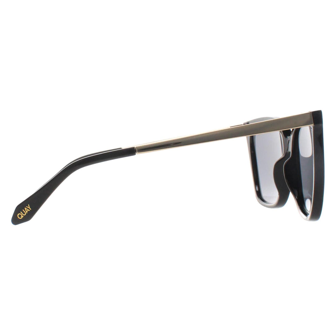 Quay Sunglasses Video On BLK Black Smoke Grey
