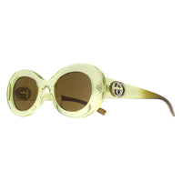Gucci Sunglasses GG2026S 004 Transparent Green Brown