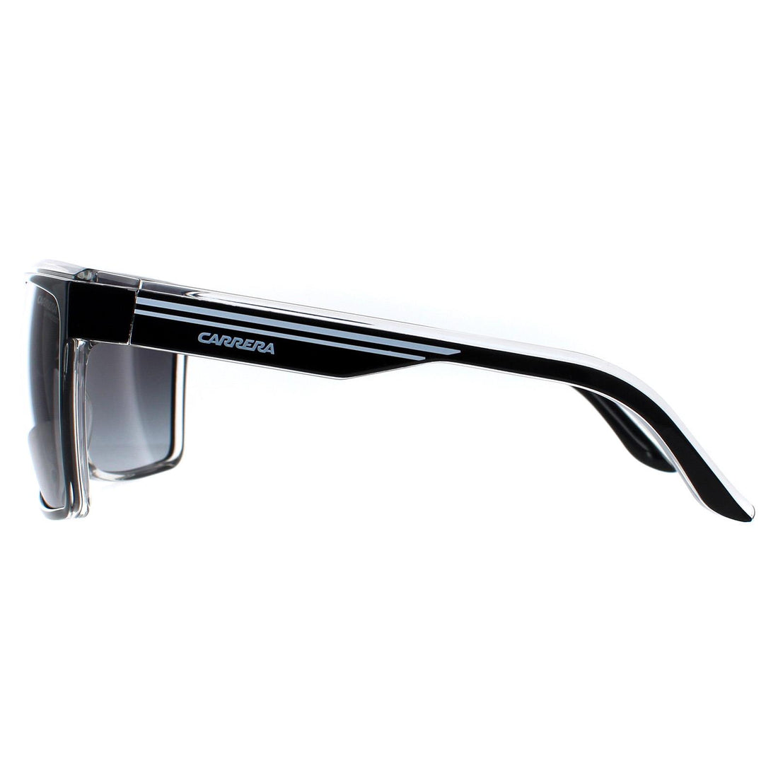 Carrera Sunglasses 22 80S/9O Black White Grey Gradient