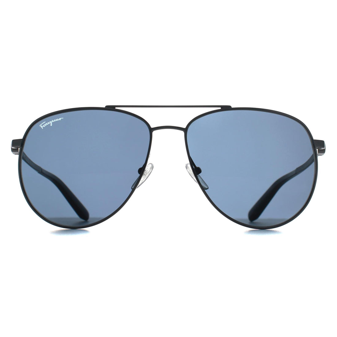 Salvatore Ferragamo Sunglasses SF157S 015 Dark Gunmetal Blue
