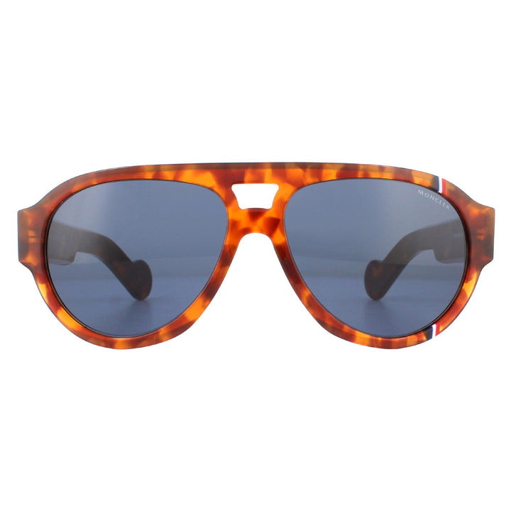 Moncler Sunglasses ML0095 56V Havana Blue