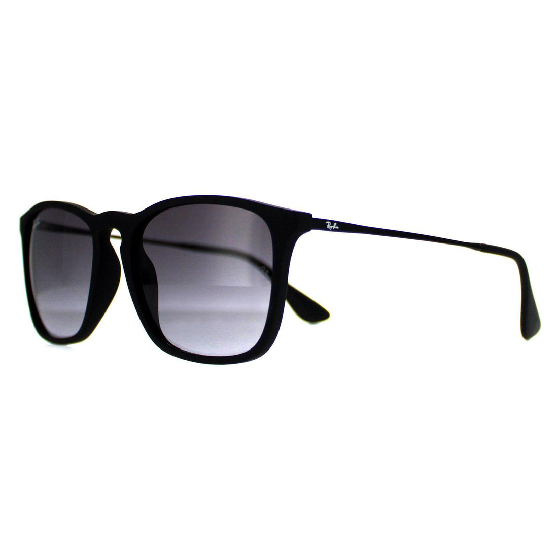 Ray-Ban Sunglasses Chris 4187 622/8G Rubber Black Gradient Grey