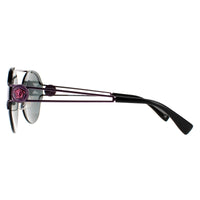 Versace Sunglasses VE2184 1414C0 Violet Dark Grey Mirrored Green