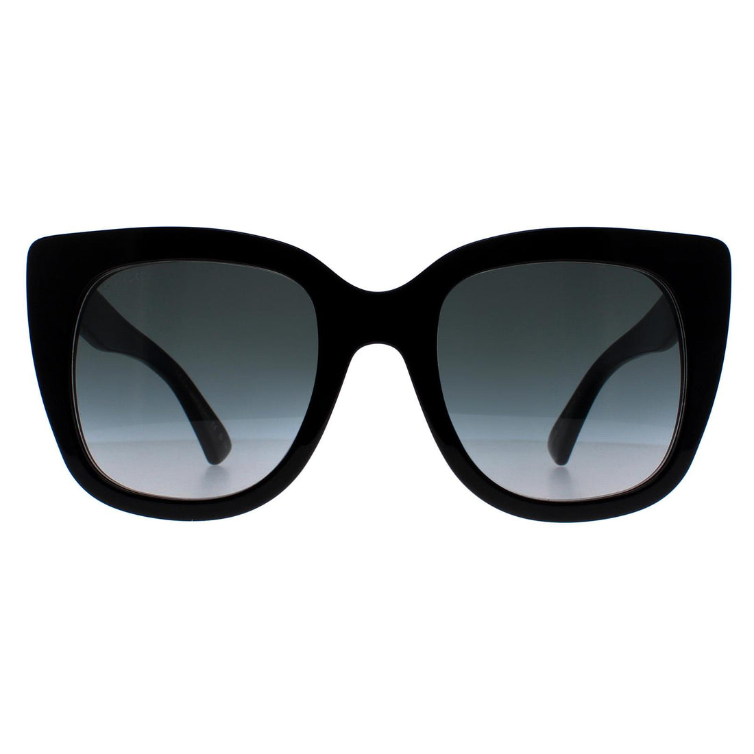 Gucci GG0163S Sunglasses Black / Grey Gradient