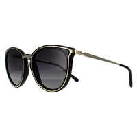 Michael Kors Sunglasses MK1077 1014T3 Light Gold Black Dark Grey Gradient Polarized