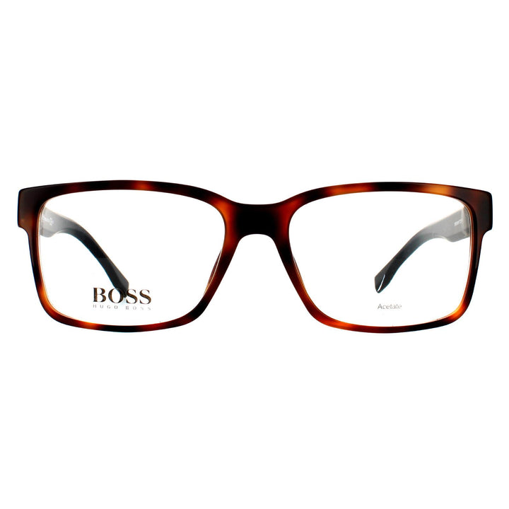 Hugo Boss Glasses Frames BOSS 0831/IT Z21 Havana Black Men