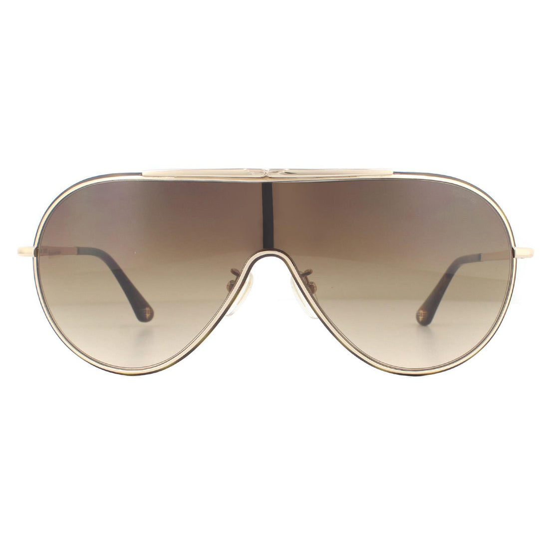 Police Sunglasses Origins 10 SPL964 0330 Rose Gold Shiny Havana Brown Gradient