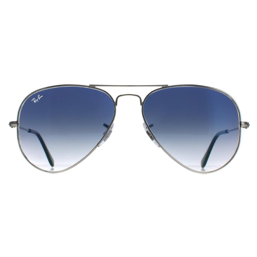 Ray-Ban Sunglasses Aviator 3025 003/3F Silver Light Blue Gradient