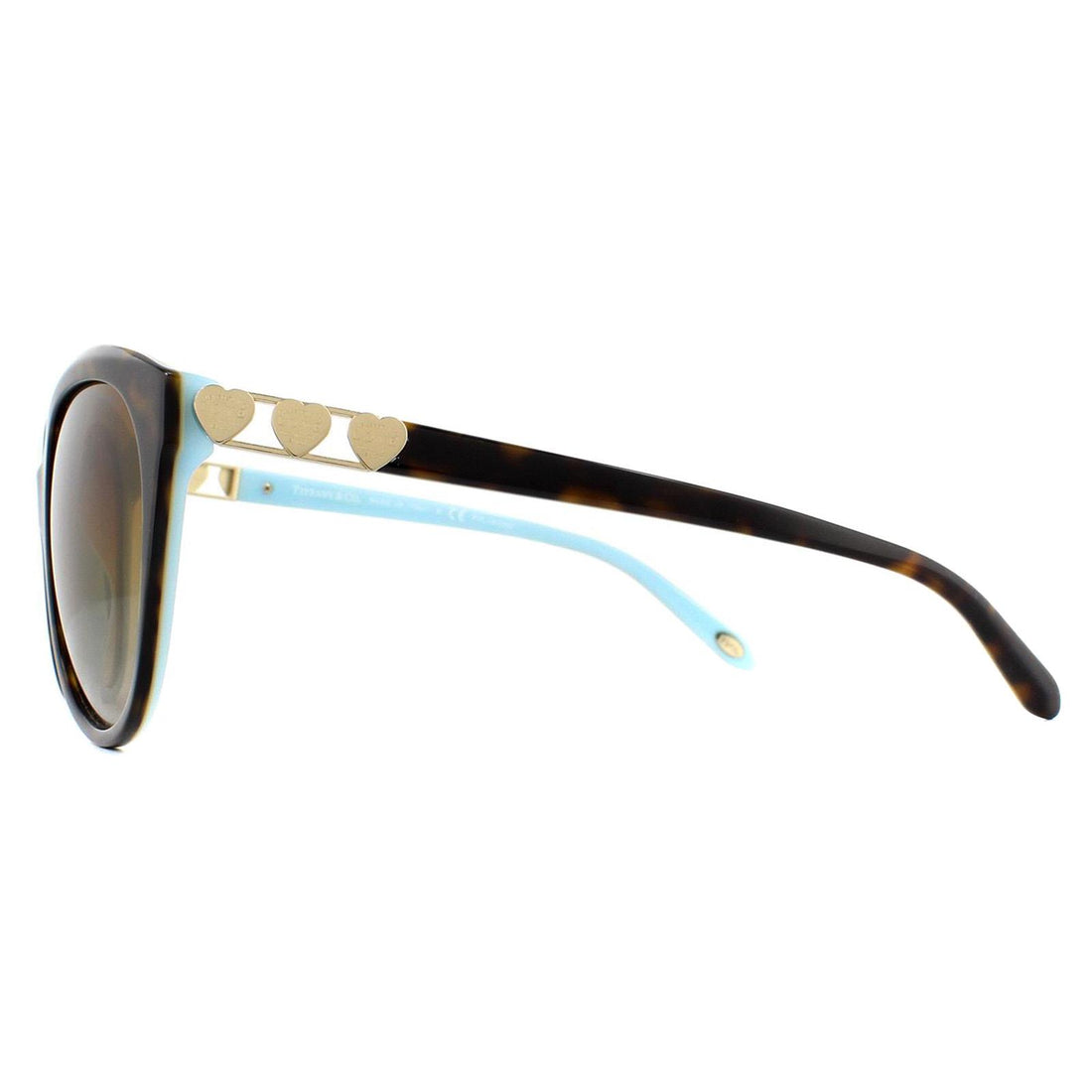 Tiffany Sunglasses TF4133 8134T3 Havana Blue Brown Gradient Polarized