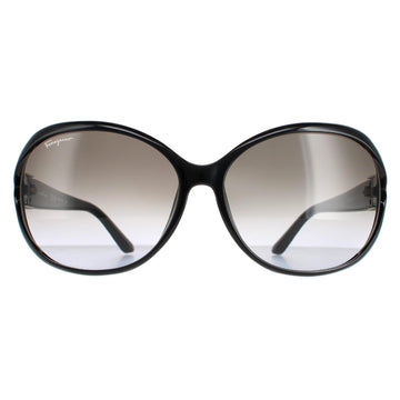 Salvatore Ferragamo Sunglasses SF770SA 001 Black Grey Gradient