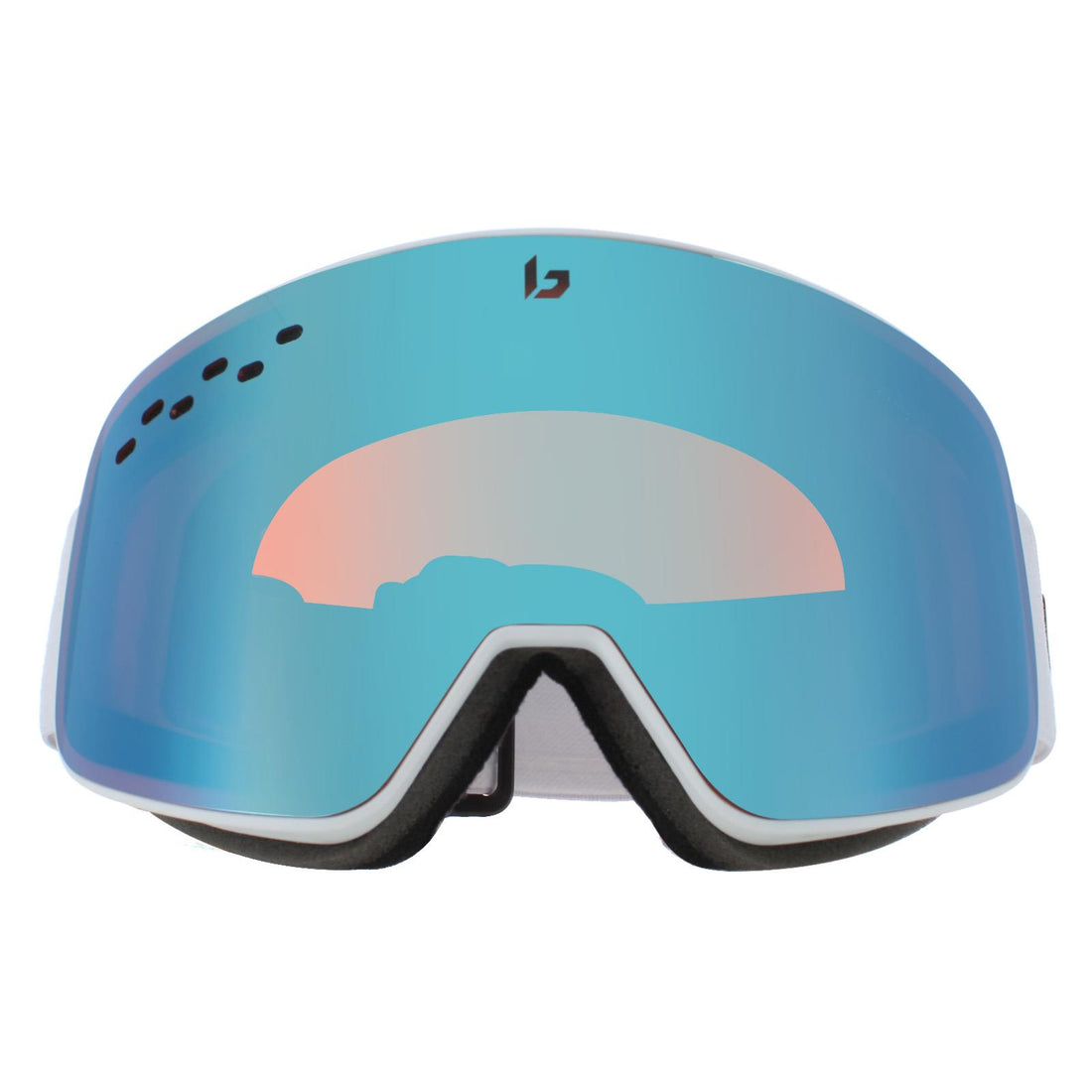 Bolle Nevada Ski Goggles Matte White CorpAzure