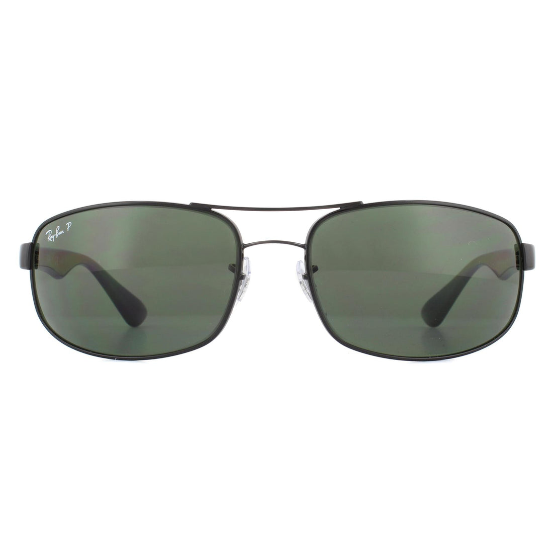 Rayban Sunglasses 3445 Black Green Polarized 002/58 64mm