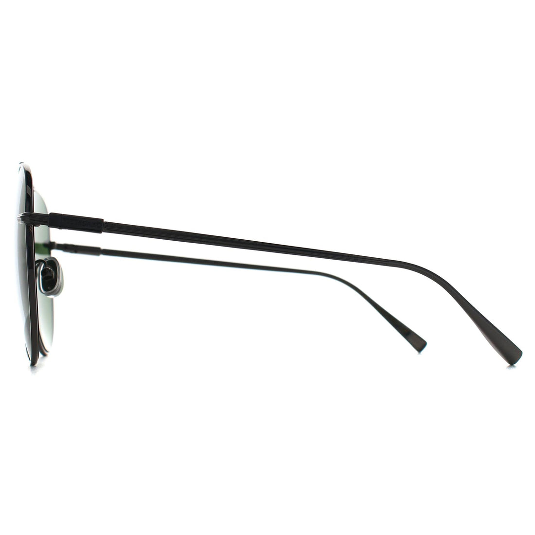 Salvatore Ferragamo Sunglasses SF308S 044 Light Ruthenium Green