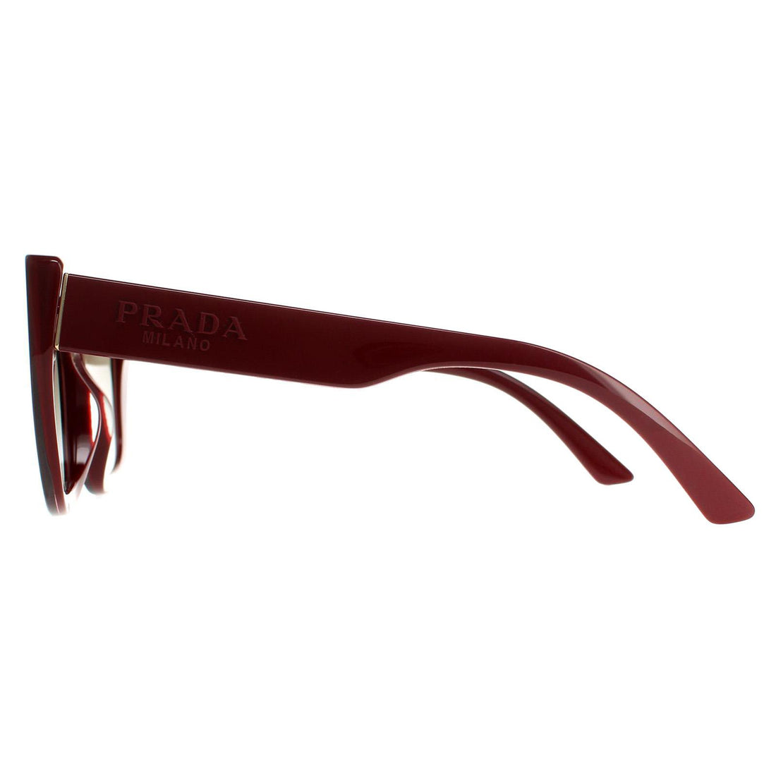 Prada cheap burgundy glasses