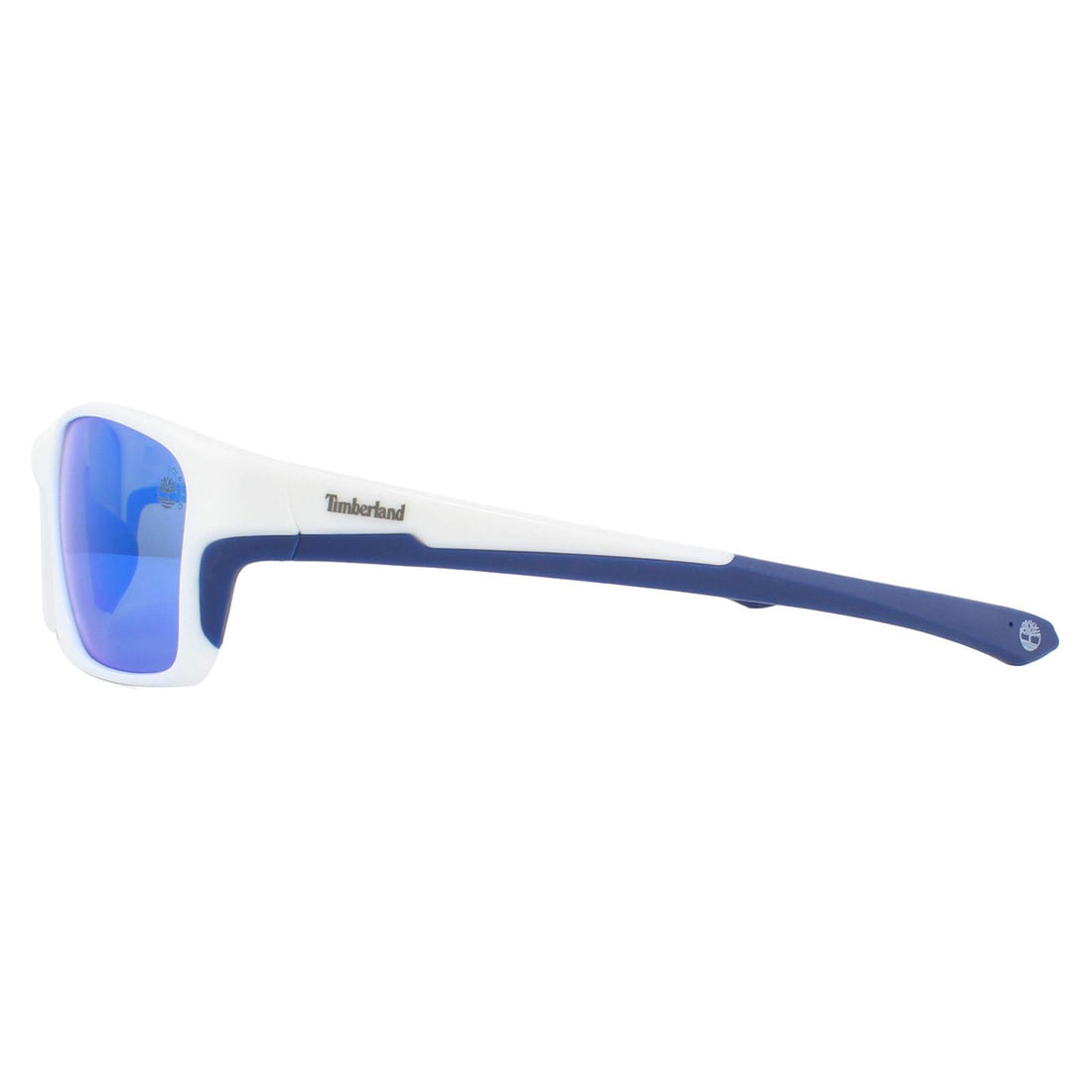 Timberland Sunglasses TB9172 21D White Blue Mirror Polarized