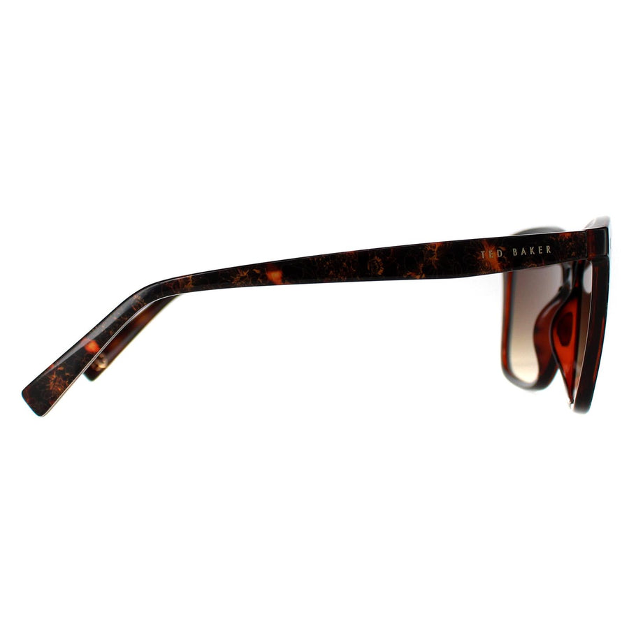 Ted Baker Sunglasses TB1676 Ramona 149 Double Champagne Demi Brown Gradient