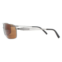 Serengeti Sunglasses Dante 7113 Shiny Gunmetal Mineral Polarized Drivers Brown