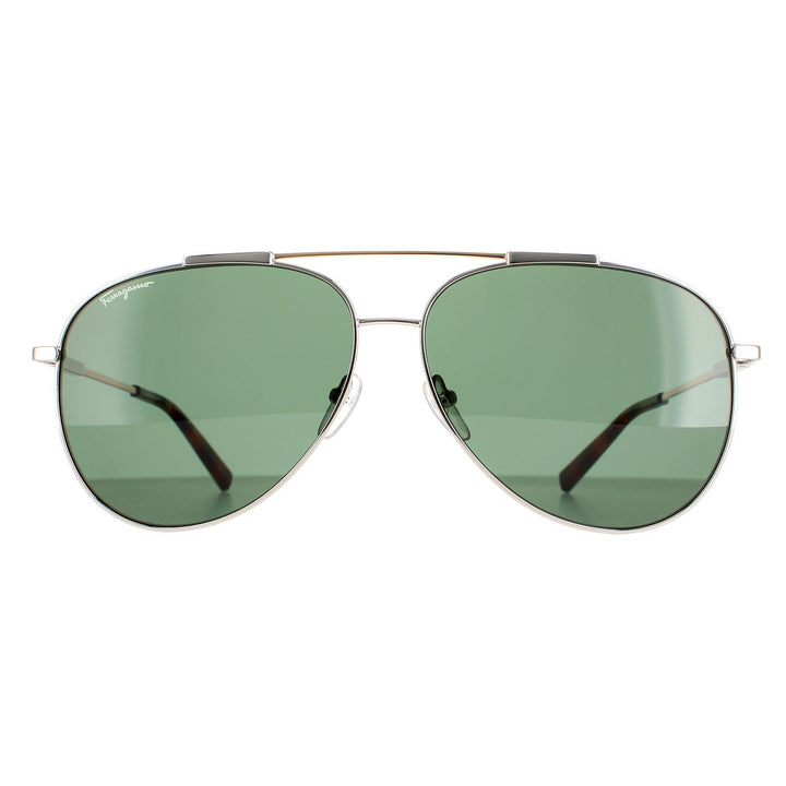 Salvatore Ferragamo Sunglasses SF265S 723 Gold Tortoise Green