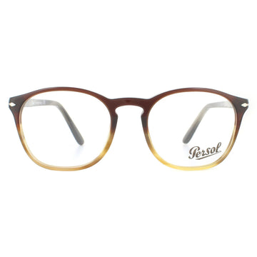 Persol PO3007V Glasses Frames Brown Striped