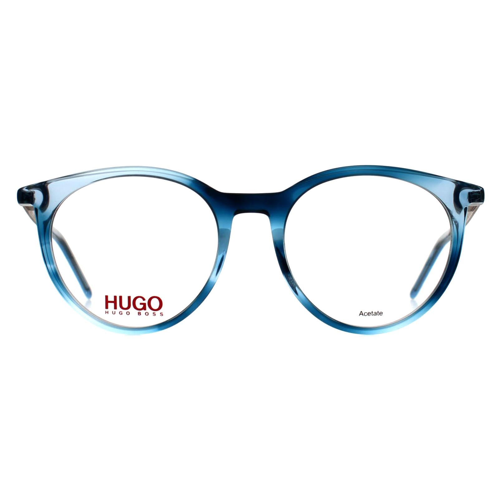 Hugo by Hugo Boss Glasses Frames HG 1108 38I Blue Horn Women ...